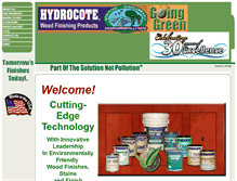 Tablet Screenshot of hydrocote.com